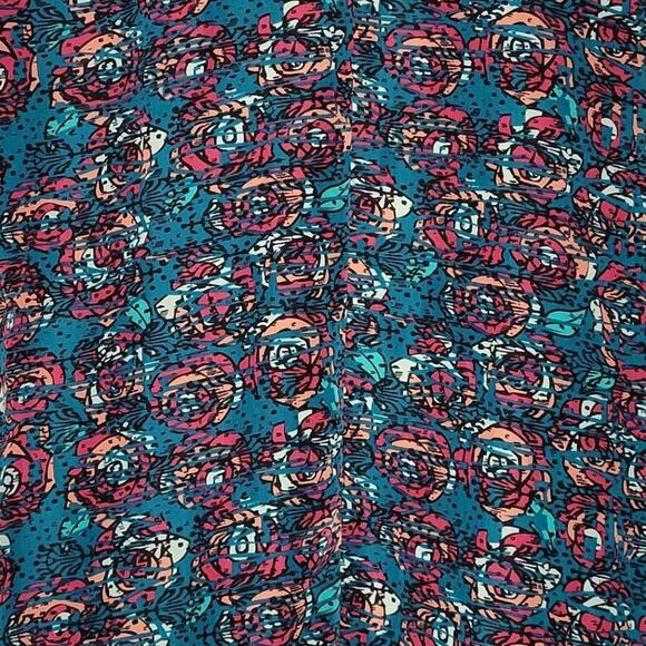 LuLaRoe Rose Print Bianka Kimono, size 3 (10/12) - Picture 4 of 5